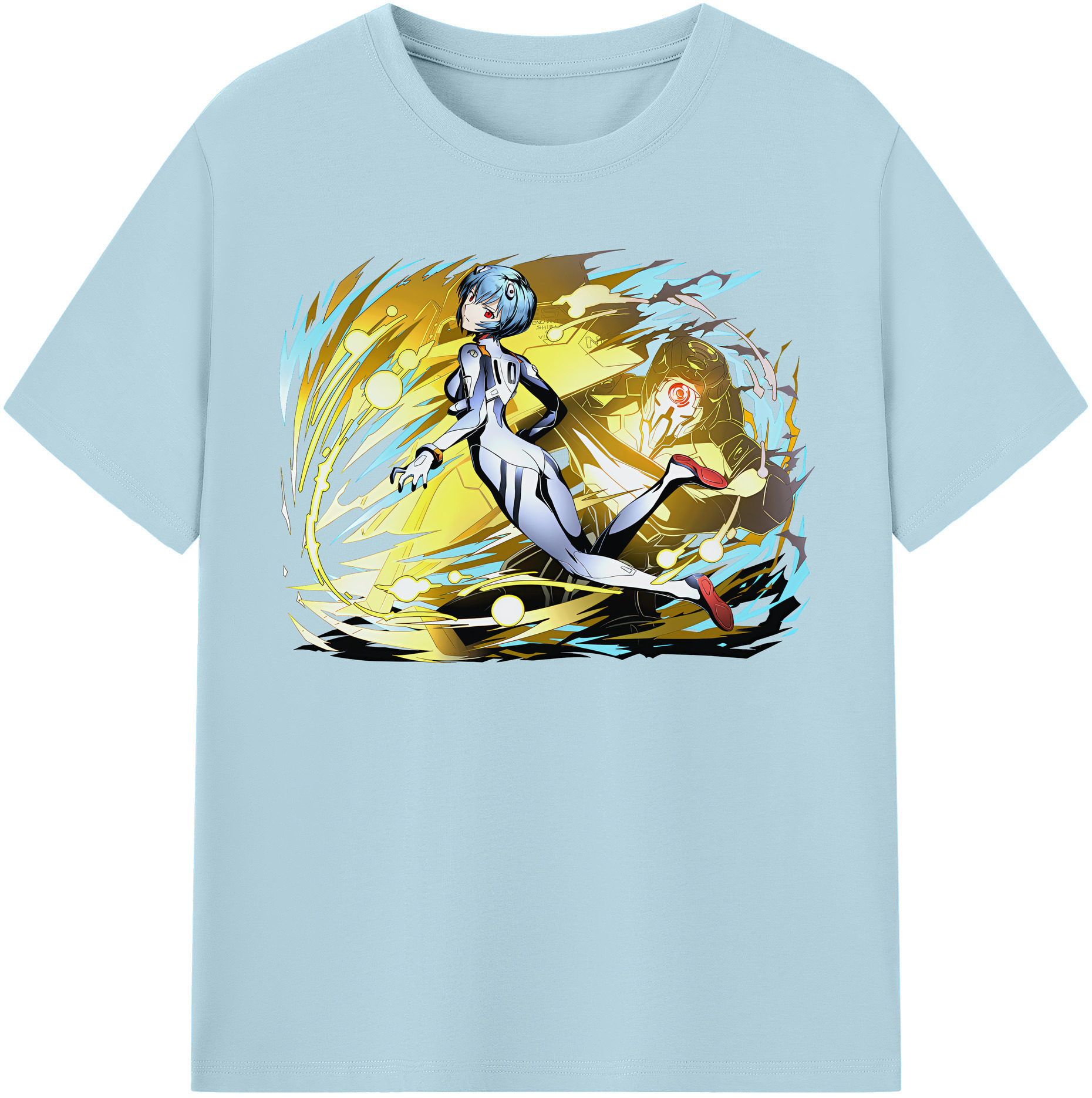 （画像用） EVA 新世紀エヴァンゲリオン 綿100％半袖Tシャツ（フロントプリント）
